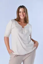 ורוניקה - טופ תכשיט כיווץ