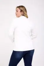 ⁦איילה - ז'קט ג'רסי יהלומי⁩ – תמונה ⁦5⁩