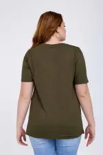 ⁦mila - טי וי קצר פרינט⁩ – תמונה ⁦4⁩