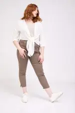 ⁦פסטל - עליונית סריג ויסקו⁩ – תמונה ⁦14⁩