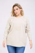 ⁦ALEXIA - טוניק סריג לבבות⁩ – תמונה ⁦4⁩
