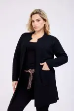⁦DEMI - קרדיגן ארוך כיסים⁩ – תמונה ⁦2⁩