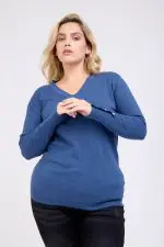 ⁦ELLE - סריג כפתרה בשרוול⁩ – תמונה ⁦15⁩