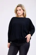 ⁦ANIKA - סריג טוניקה קפלים⁩ – תמונה ⁦6⁩