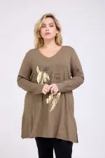 ⁦RACHEL - טוניק ארוך פרינט⁩ – תמונה ⁦5⁩