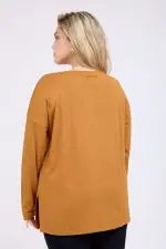 ⁦MORGAN - טופ ארוך שליץ פר⁩ – תמונה ⁦8⁩