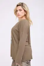 ⁦GEMMA - טופ ארוך שליץ פרי⁩ – תמונה ⁦4⁩