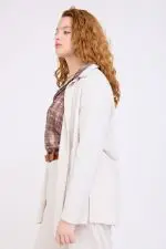 ⁦מישה - חולצת ליקרה מכופתר⁩ – תמונה ⁦9⁩