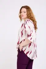 ⁦רשל - חולצת סאטן מודפס⁩ – תמונה ⁦15⁩