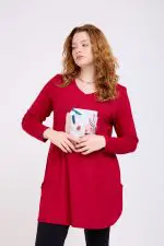 ⁦סטסיה - טוניקת שו פרינט⁩ – תמונה ⁦8⁩