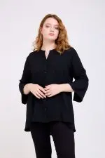 ⁦הודיה - חולצת אריג שינה פ⁩ – תמונה ⁦2⁩