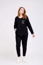 ⁦מלודי - מכנס סריג לסט⁩ – תמונה ⁦14⁩
