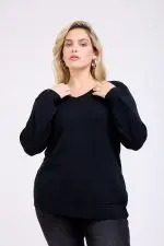⁦MYA - סריג וי בייסיק⁩ – תמונה ⁦15⁩