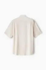 ⁦linen - חולצת פשתן קצרה⁩ – תמונה ⁦7⁩