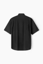 ⁦linen - חולצת פשתן קצרה⁩ – תמונה ⁦3⁩