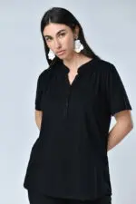 ⁦הילה - חולצת שינה כיווצים⁩ – תמונה ⁦15⁩