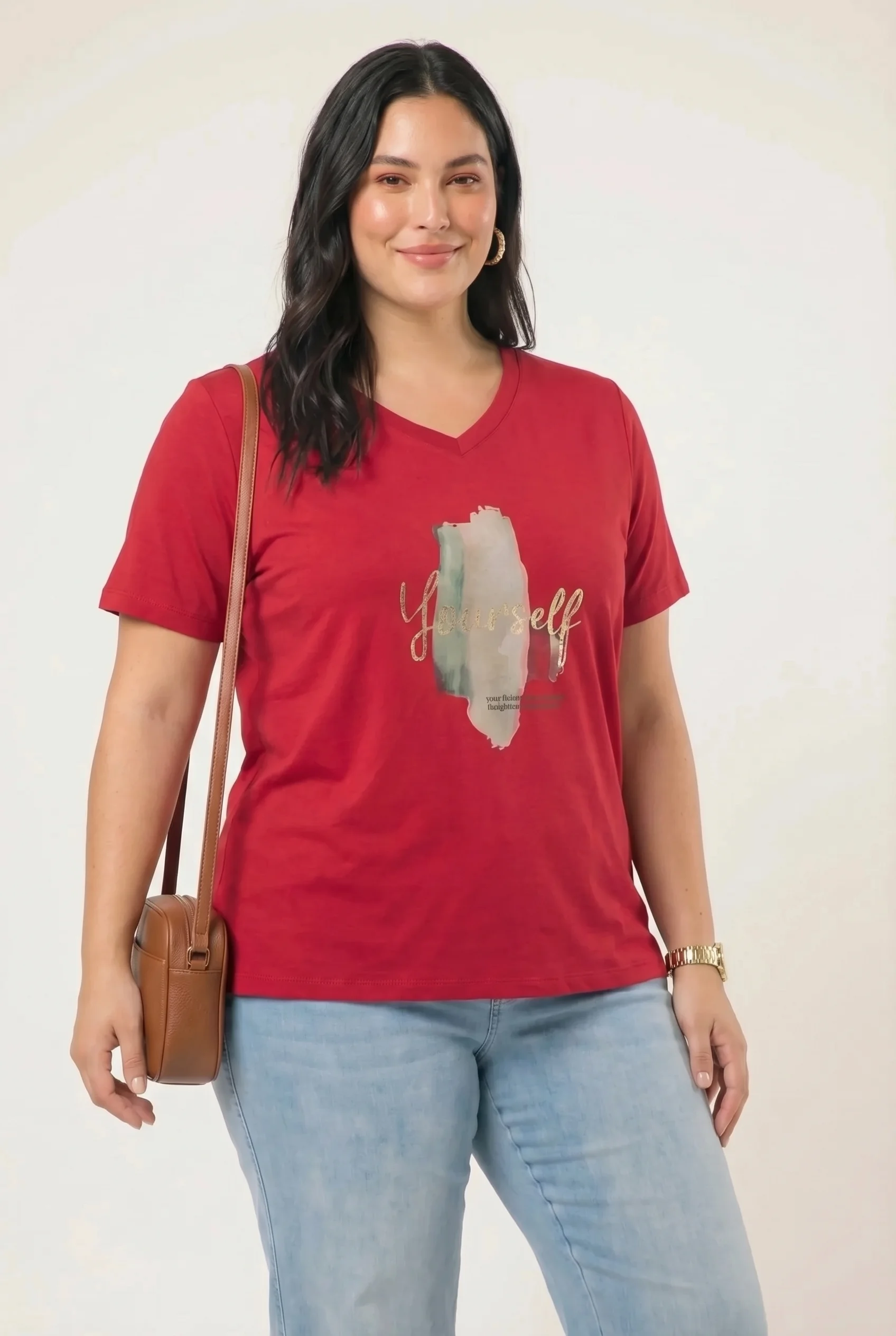 7015464126-a vered - טי קצר וי פרינט – תמונה 1