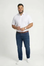 ⁦oxford - חולצת כותנה קצרה⁩ – תמונה ⁦4⁩