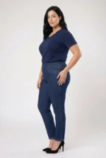 ⁦הילי - מכנס לייקרה ג'ינס⁩ – תמונה ⁦7⁩