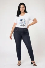 ⁦הילי - מכנס לייקרה ג'ינס⁩ – תמונה ⁦8⁩