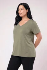 ⁦מרסל - חולצת וי בסיס קיץ⁩ – תמונה ⁦44⁩