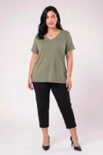 ⁦מרסל - חולצת וי בסיס קיץ⁩ – תמונה ⁦46⁩