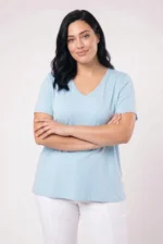 ⁦מרסל - חולצת וי בסיס קיץ⁩ – תמונה ⁦53⁩