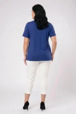 ⁦palma - טי קצר וי פרינט⁩ – תמונה ⁦8⁩