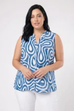 ⁦SHILA - גופיית אריג פרינט⁩ – תמונה ⁦12⁩